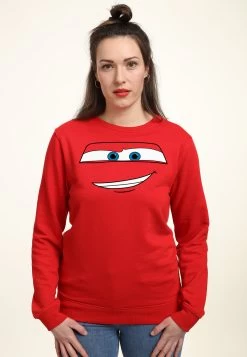 Disney Cars 1-2 Mcqueen Big Face - Sweater - Red