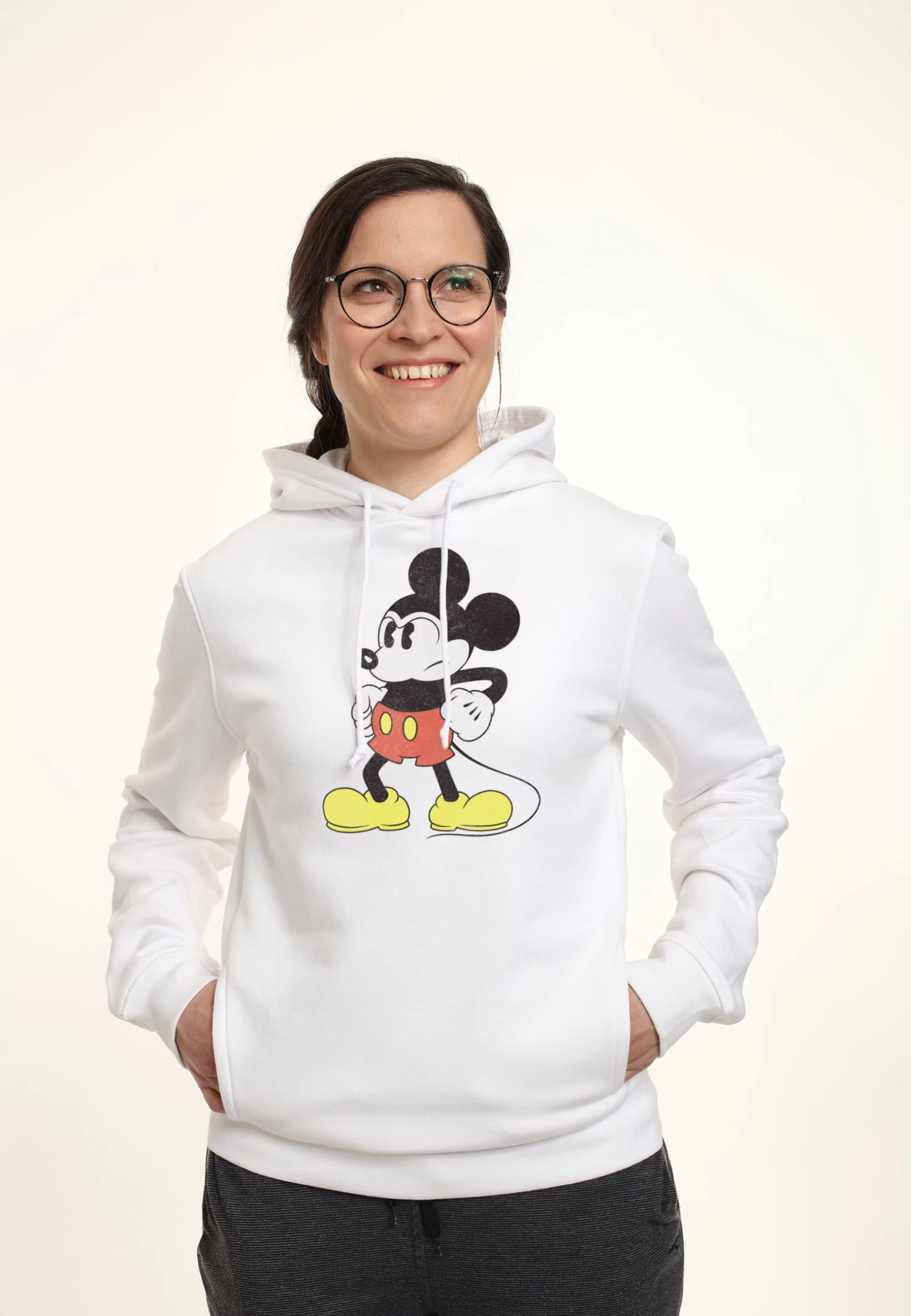 Disney Classic Mickey Mightiest Mouse - Hoodie - White 3 Disney Classic Mickey Mightiest Mouse - Hoodie - White