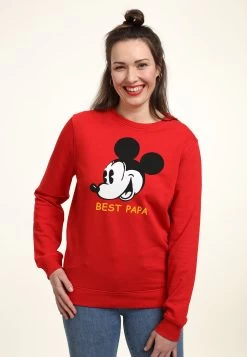 Disney Mickey Classic Best Papa - Sweater - Red
