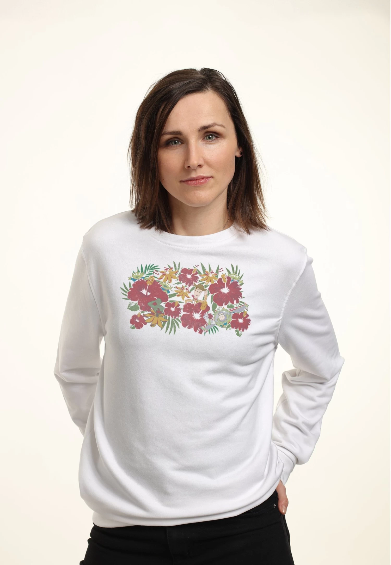 Disney Toy Story Toy Flowers - Sweater - White 5 Disney Toy Story Toy Flowers - Sweater - White - Afbeelding 3