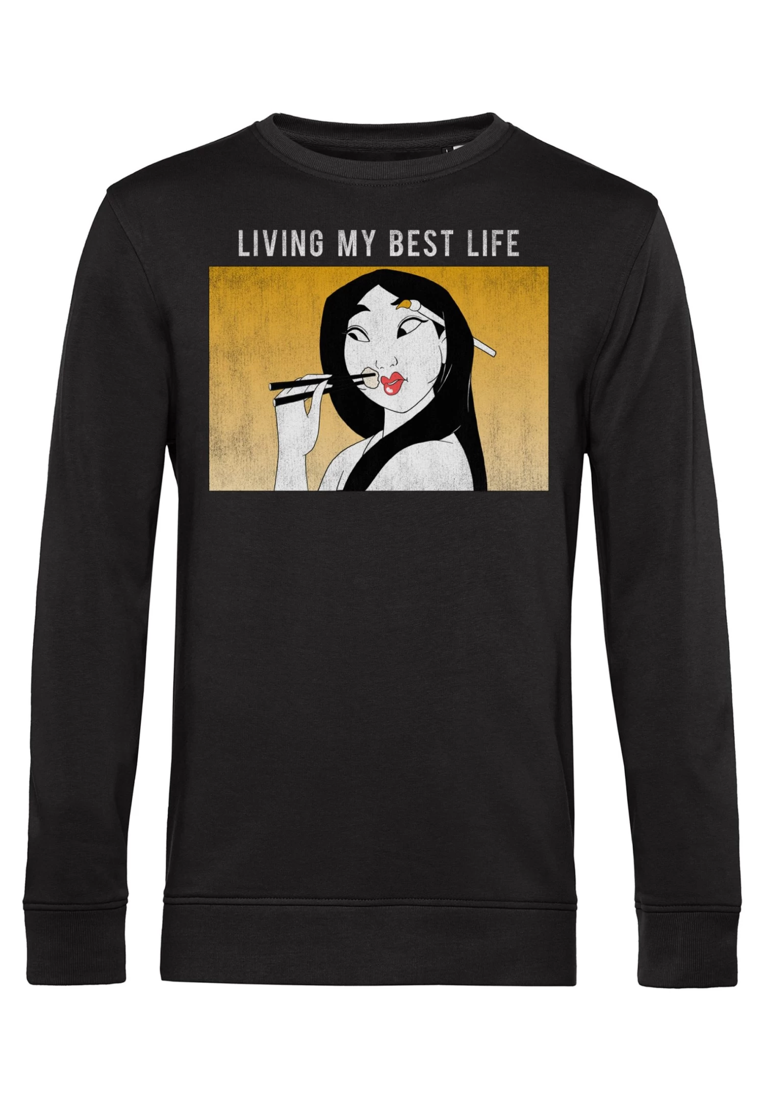 Disney Mulan Meme - Sweater - Black 6 Disney Mulan Meme - Sweater - Black - Afbeelding 4