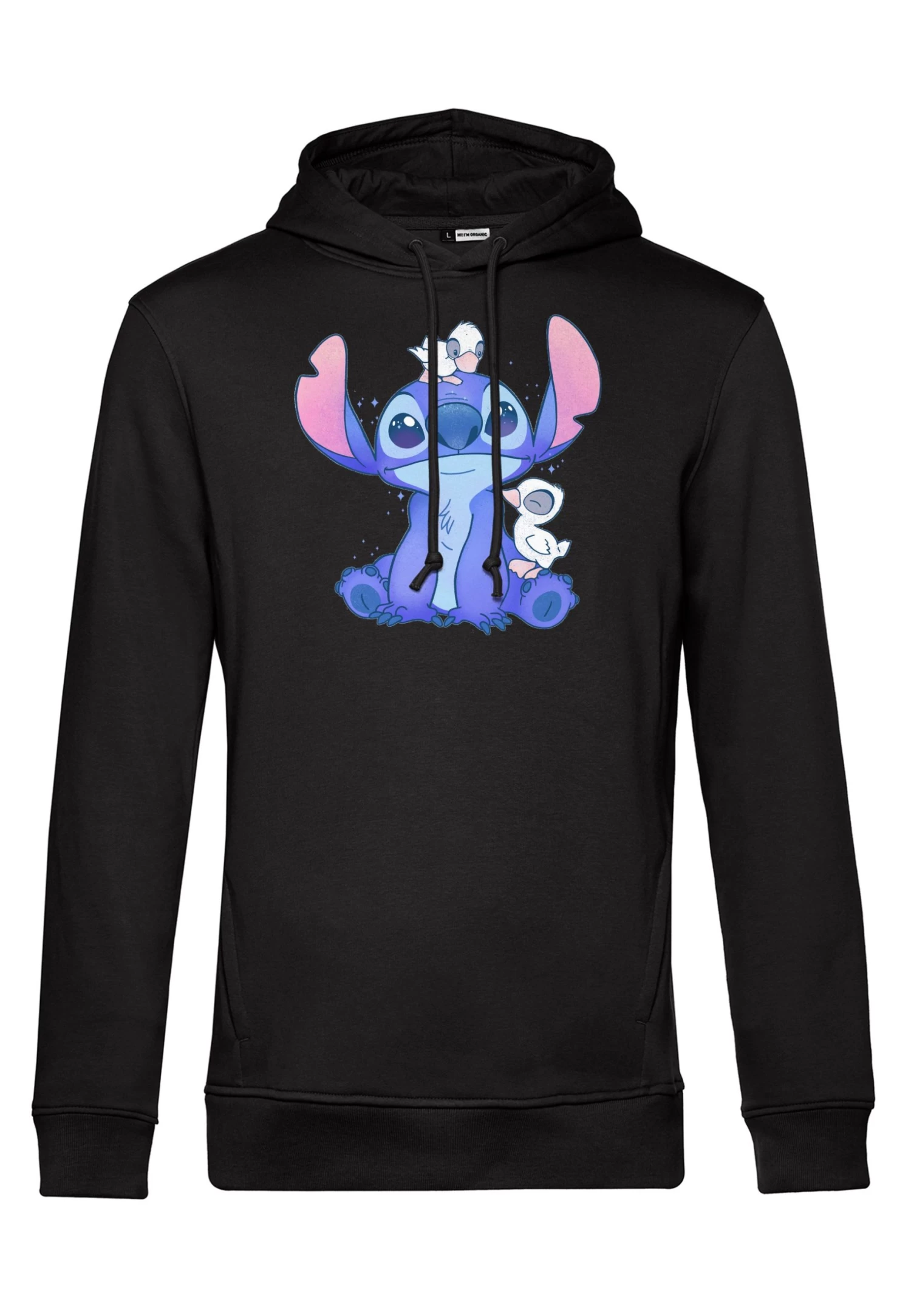 Disney Lilo & Stitch Cute Ducks - Hoodie - Black 7 Disney Lilo & Stitch Cute Ducks - Hoodie - Black - Afbeelding 5