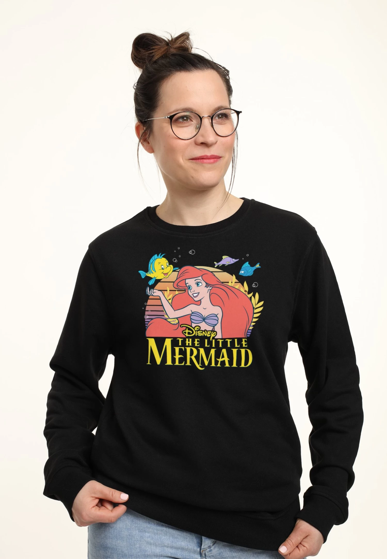 Disney The Little Mermaid Lm Title - Sweater - Black 5 Disney The Little Mermaid Lm Title - Sweater - Black - Afbeelding 3