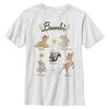 Disney Bambi Textbook - T-Shirt Print - White -Disney cdbfcedf5db4409c8b70053a1cf5f106