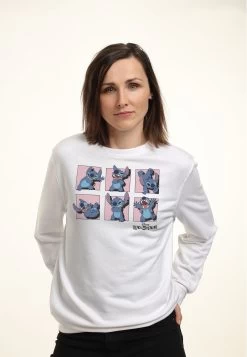 Disney Lilo & Stitch Stitch Poses - Sweater - White -Disney cfb503e487334f3faad5b756b9770f8f