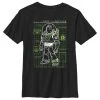 Disney Toy StoryBuzzin Schematic - T-Shirt Print - Black