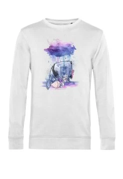 Disney Winnie The Pooh Watercolor Eeyore - Sweater - White -Disney dce3e742a16c427cb1236d7e2ad041c4