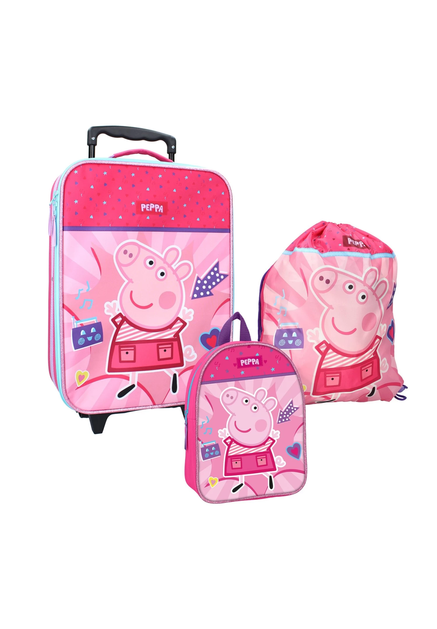 DisneySet Peppa Always Better Together - Schooltas Set - Pink 3 DisneySet Peppa Always Better Together - Schooltas Set - Pink