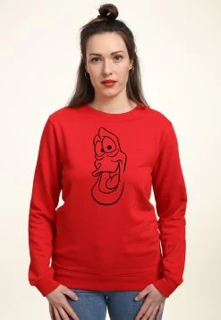 Disney The Little Mermaid Sebastian Big Face - Sweater - Red