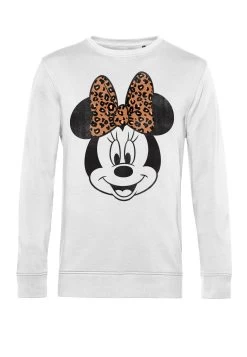 Disney Classic Mickey Modern Minnie Face Leopard - Sweater - White -Disney ec5ee3915b2a449ca8b9f817d1139496