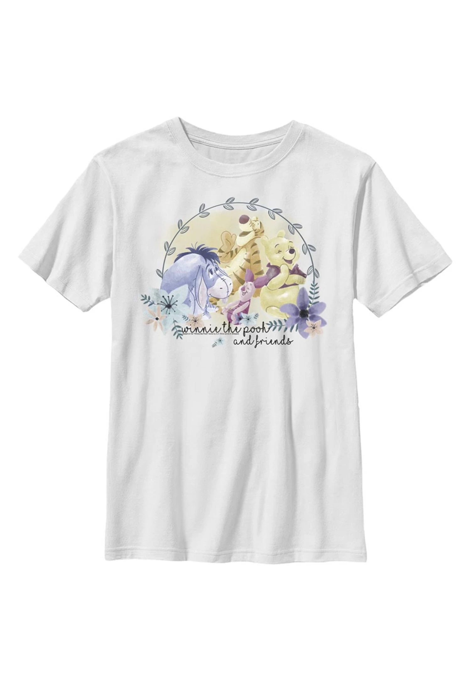 Disney Winnie The Pooh Winnie And Friends - T-Shirt Print - White 3 Disney Winnie The Pooh Winnie And Friends - T-Shirt Print - White