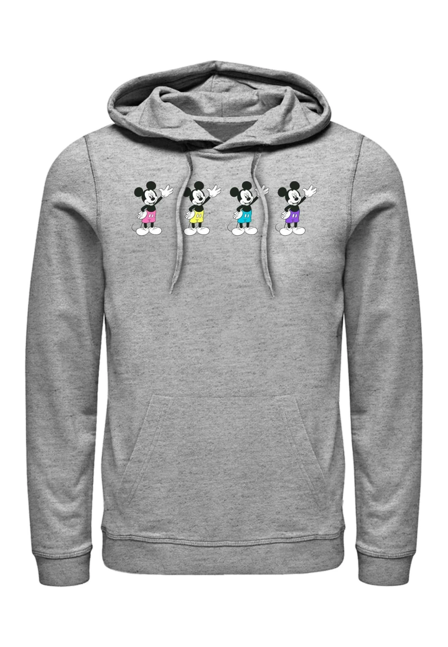 Disney Classic Mickey Neon - Hoodie - Melange Grey 3 Disney Classic Mickey Neon - Hoodie - Melange Grey
