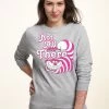 Disney Alice In Wonderland All There - Sweater - Heather Grey
